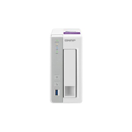 Qnap Alpine AL-212 1.7GHz/1GB RAM/1GbE/SATA3/USB3.0/1-Bay Tower NAS for TS-131P-US